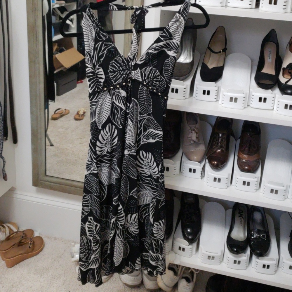 Halter Dress, below knee